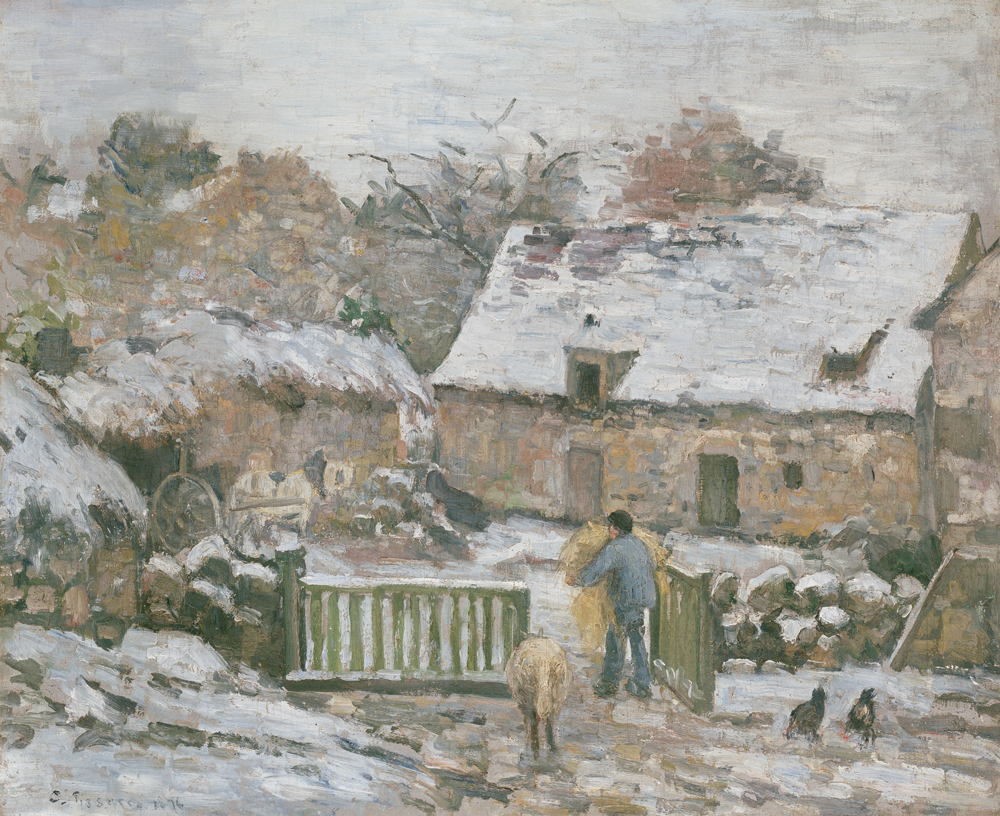 Camille Pissarro Snow