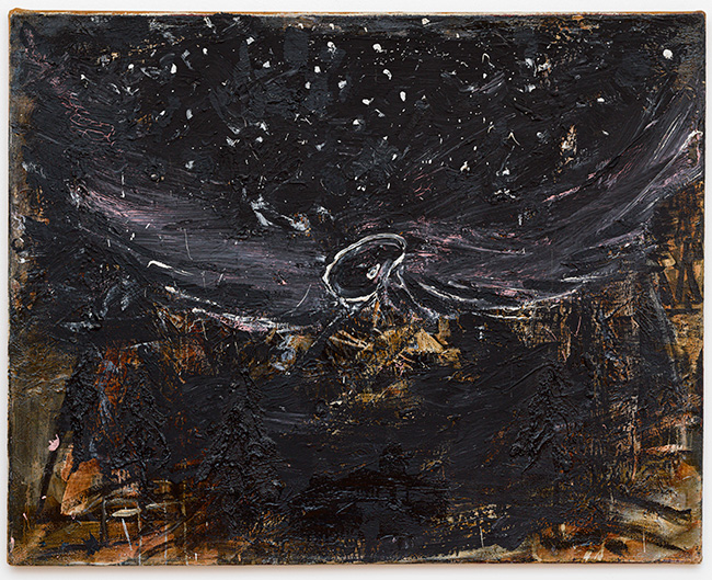Palette mit Flügeln (Palette with Wings), Anselm Kiefer, 1978, oil, acrylic & shellac on burlap, Hall Collection. Courtesy of the Hall Art Foundation © Anselm Kiefer Photo: Roman März Anselm Kiefer's Palette with wings