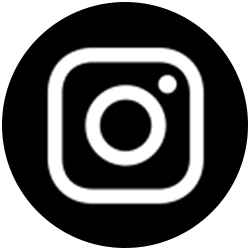 instagram logo black circle 250px