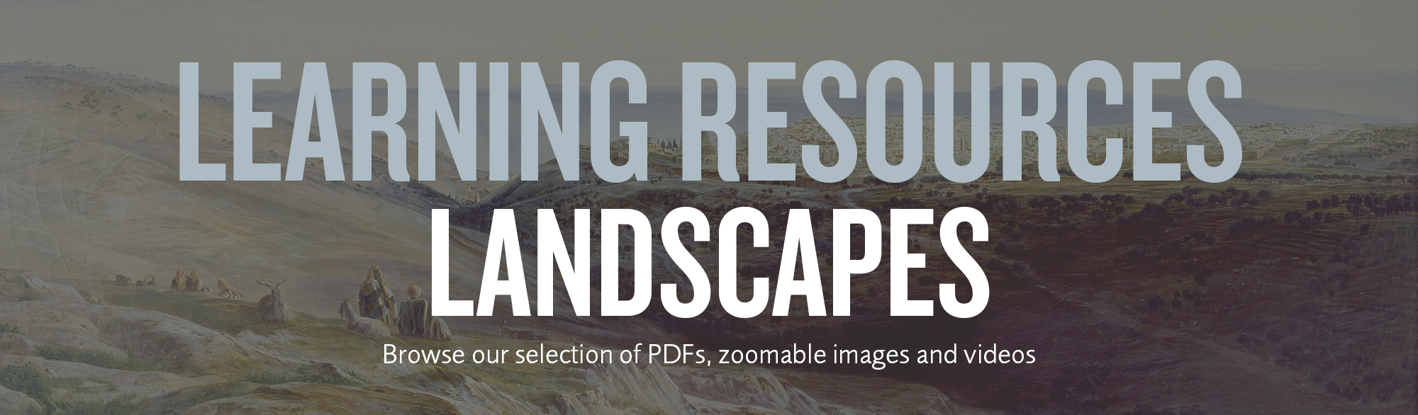 Learning resources landscapes Learning resources landscapes