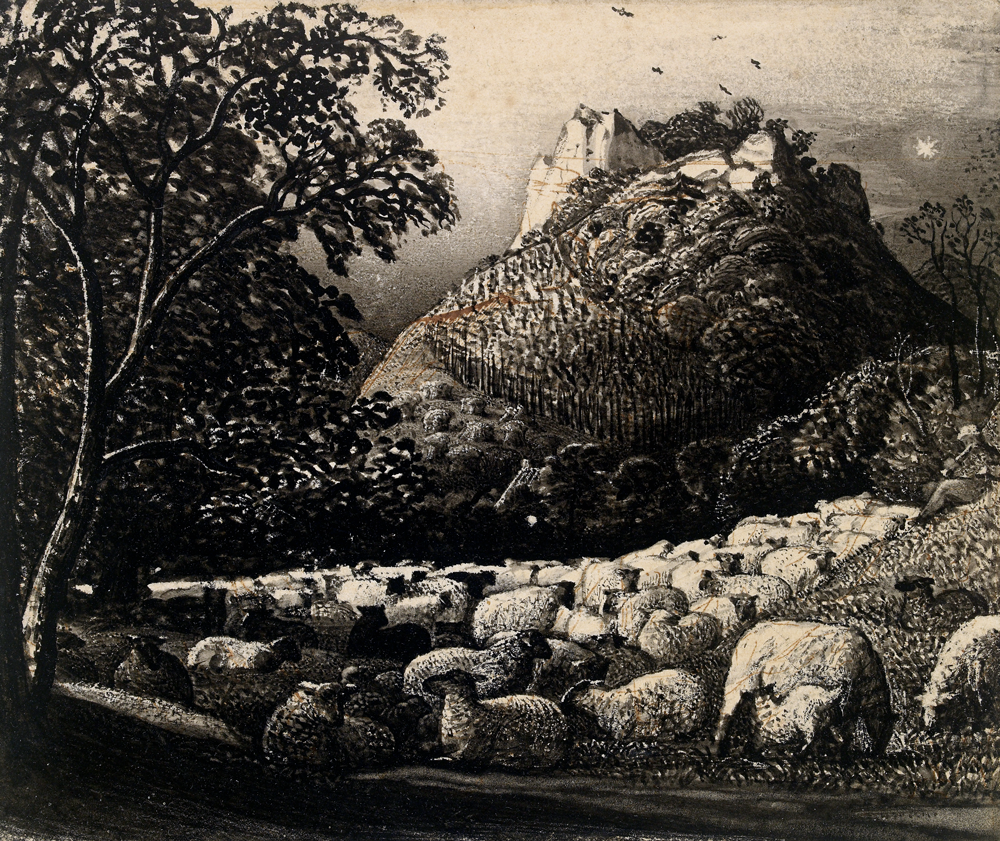 The Flock and the Star by Samuel Palmer