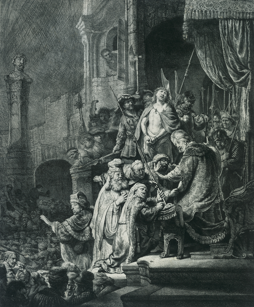 2020 Young Rembrandt Exhibition – Rembrandt and Jan van Vliet, Christ before Pilate, Ecce Homo, 1635–6 © Fondation Custodia, Paris