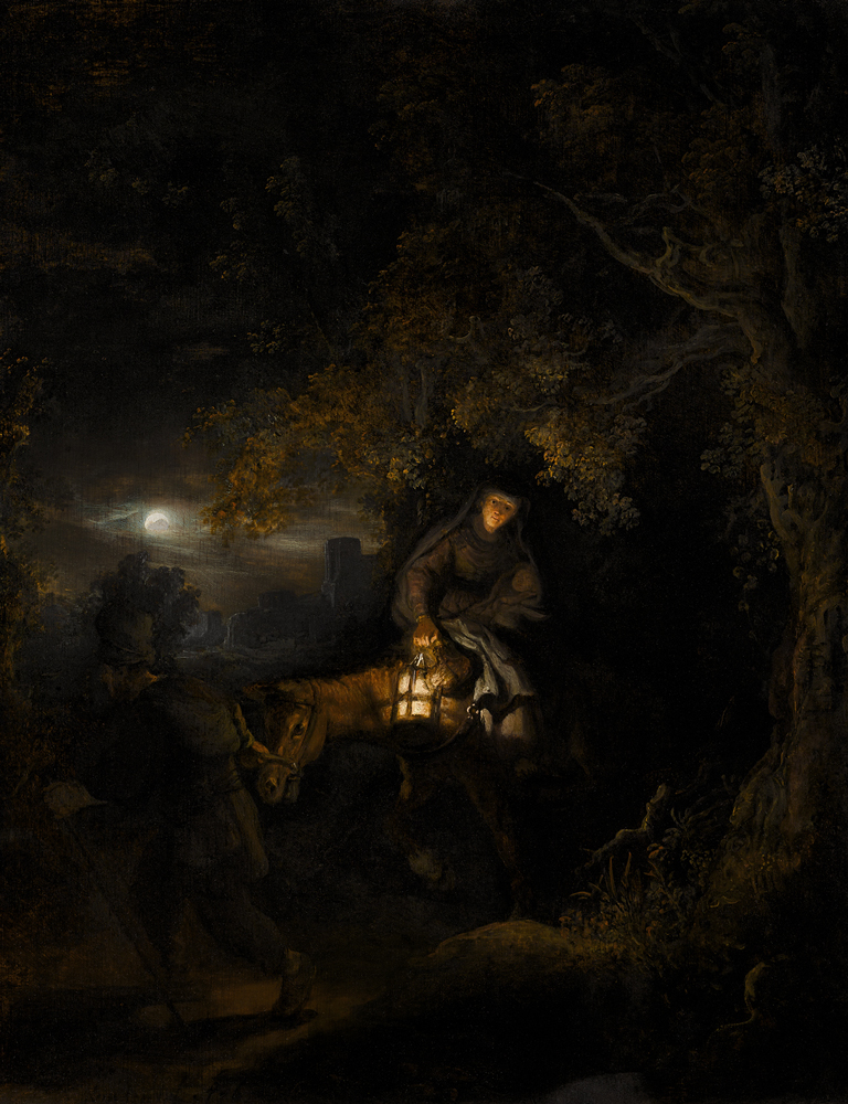 2020 Young Rembrandt Exhibition – Rembrandt, The Flight into Egypt, 1634 © Private Collection