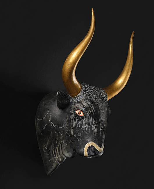Replica of bull's head rhyton from Knossos Replica of bull's head rhyton from Knossos