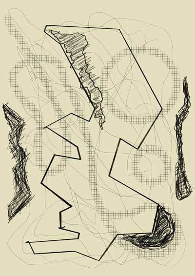 Scatterbrained, an artwork by Martin Beek