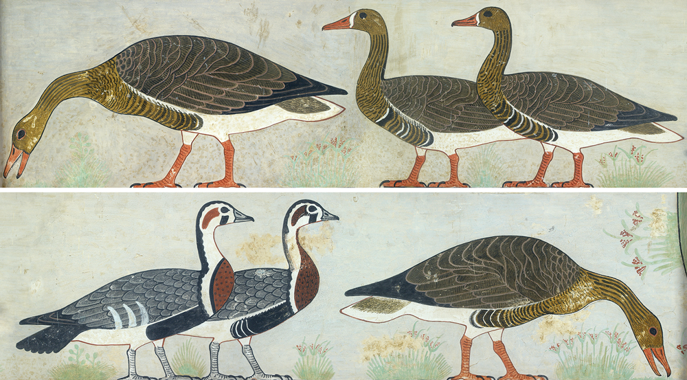 Copy of a tomb painting by Nina de Garis Davies