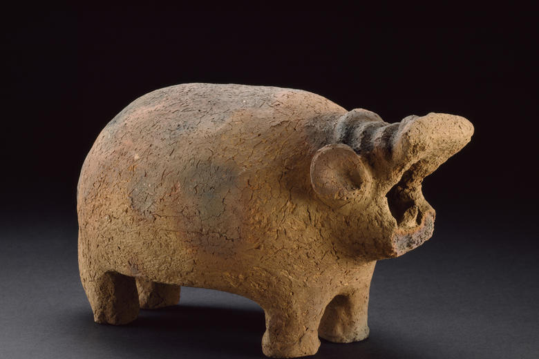 Ancient Egyptian Hippopotamus Figurine c. 3600–3500