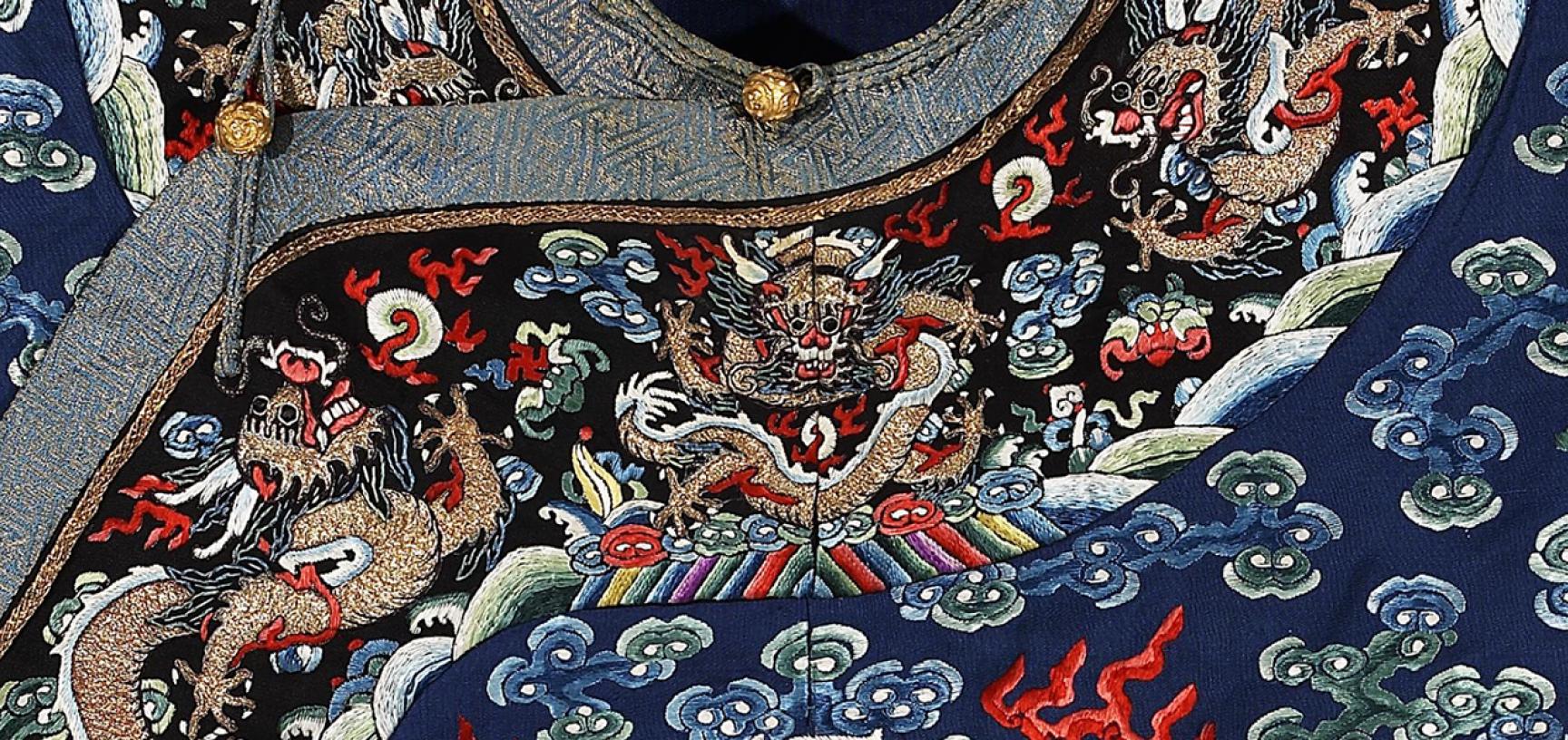 Man's formal robes (detail)