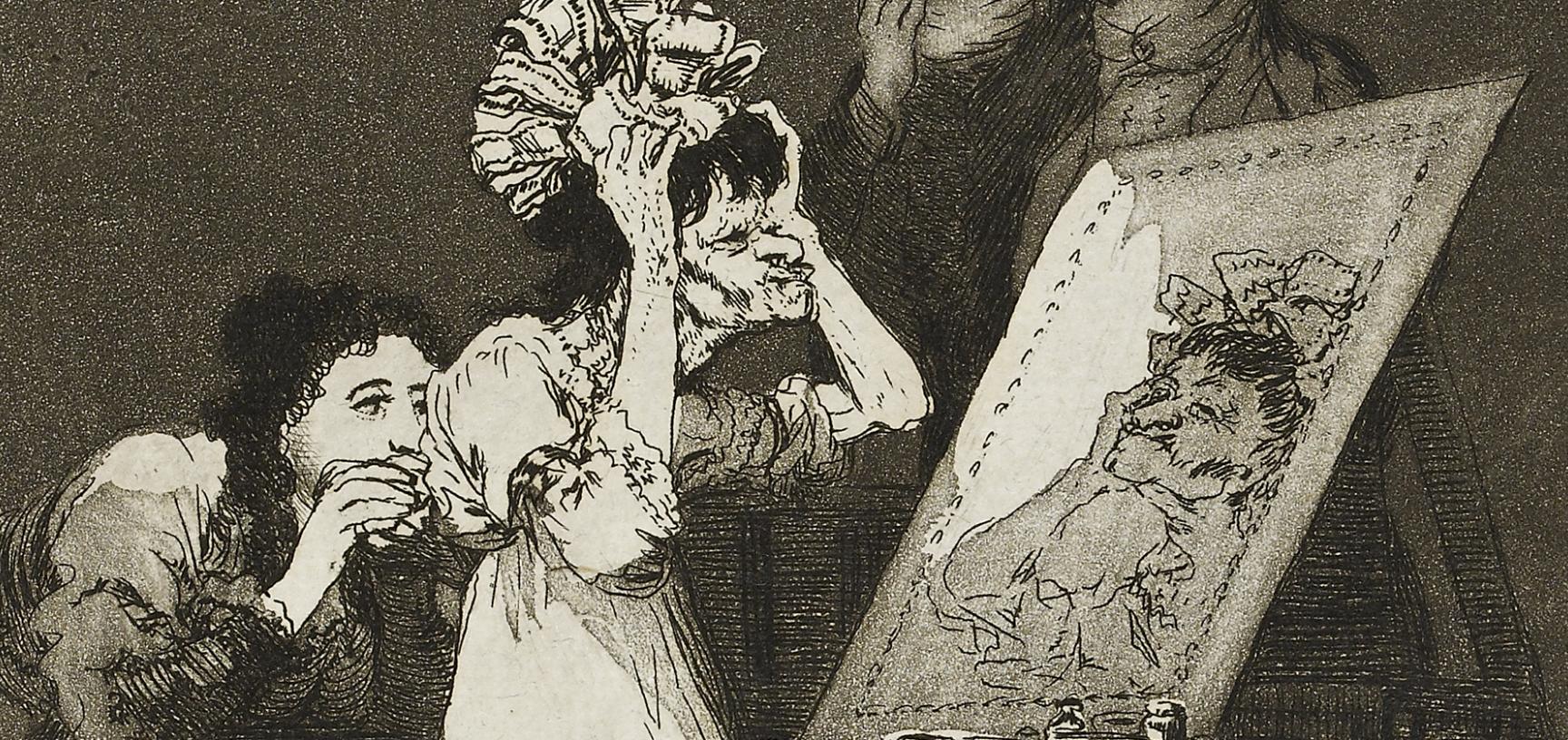 Hasta la muerte by Francisco José de Goya y Lucientes (detail)