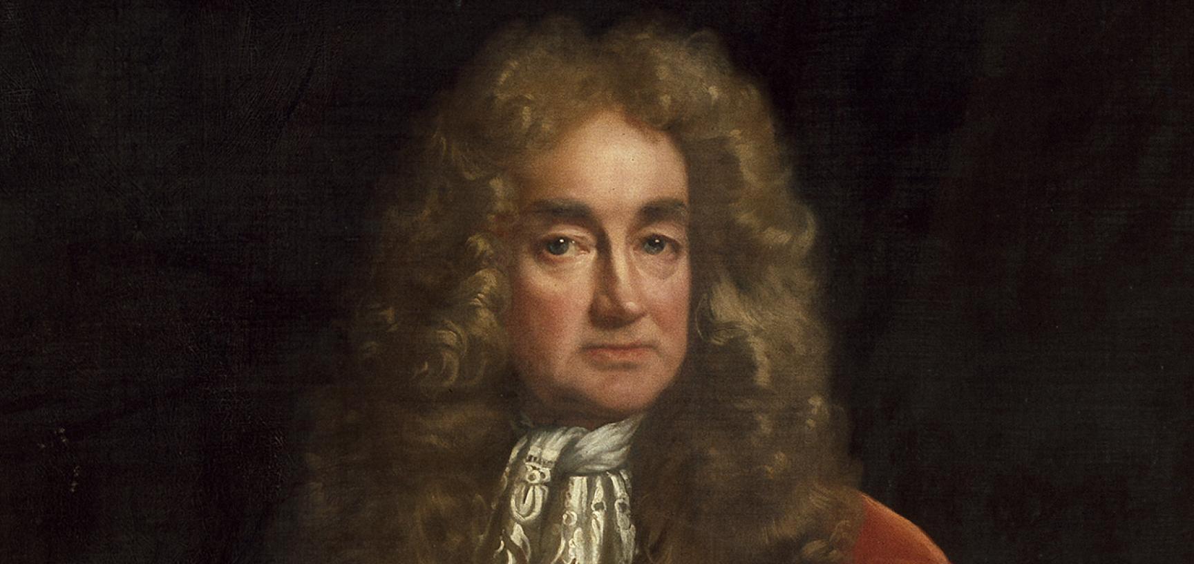 Portrait of Elias Ashmole by John Riley (detail) – The Ashmolean Story Gallery – Press Images