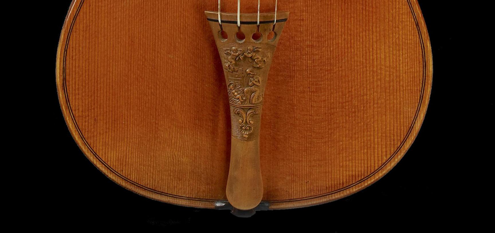 The ‘Messiah’ Violin by Antonio Stradivari (detail)