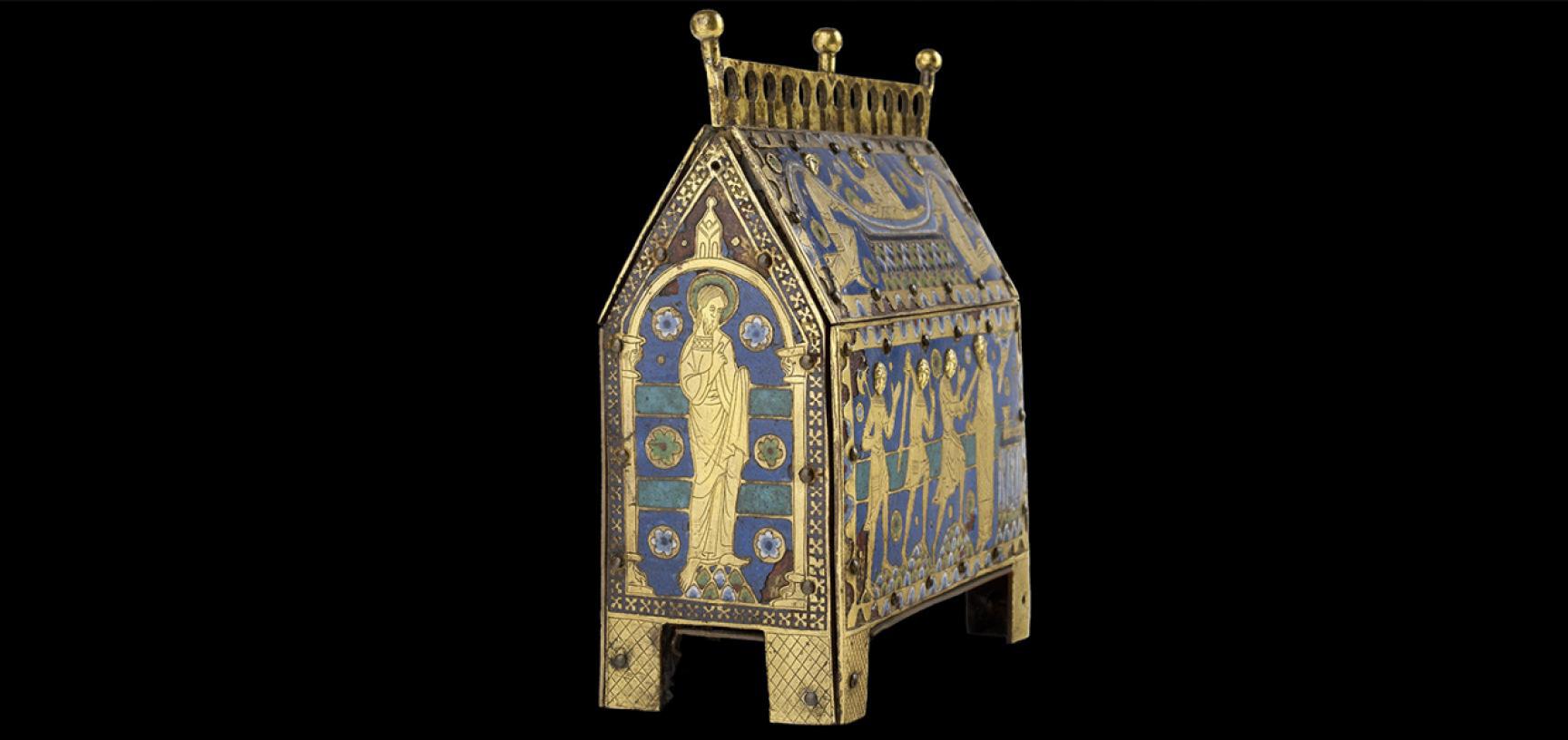 RELIQUARY CASKET OF ST THOMAS BECKET from the Ashmolean collections