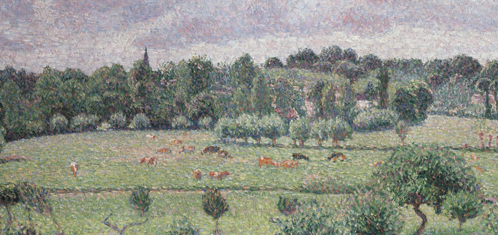 View from my Window by Camille Pissarro (1830–1903) detail