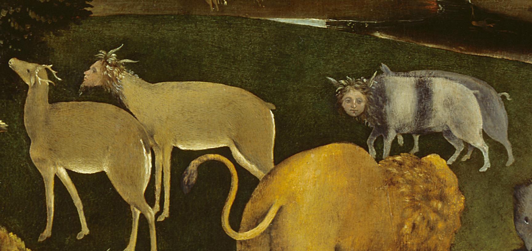 The Forest Fire (detail) by Piero di Cosimo
