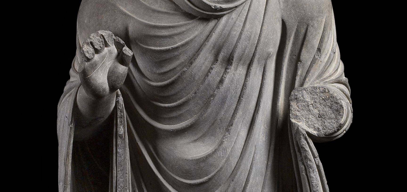 STANDING FIGURE OF THE BUDDHA (detail) from the Ashmolean collections