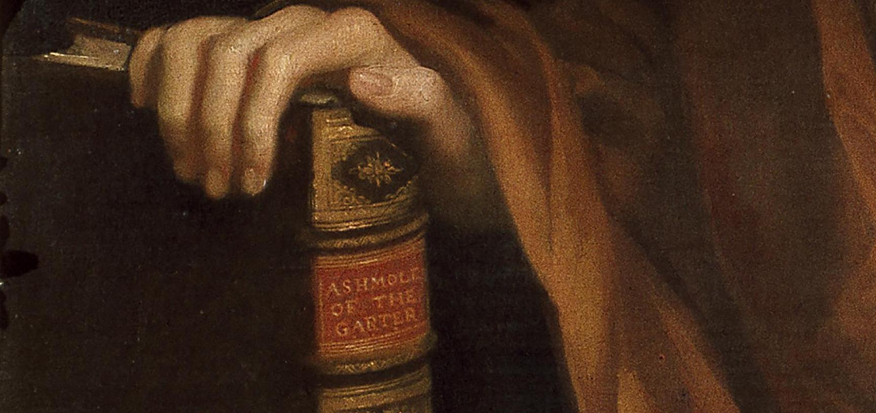 Portrait of Elias Ashmole by John Riley (detail)