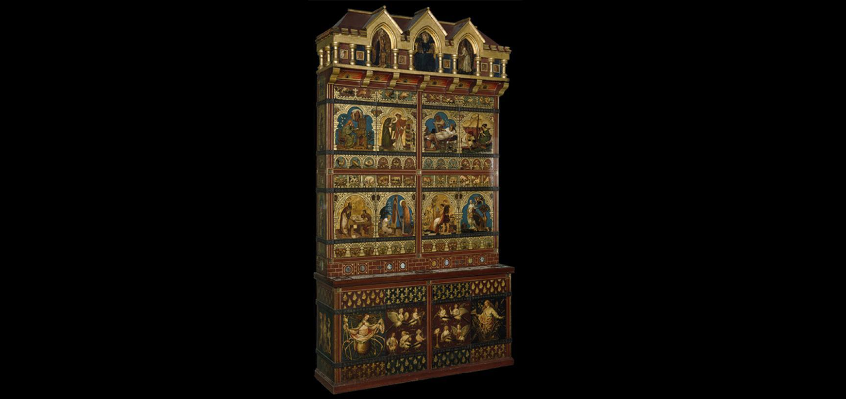 The Great Bookcase by William Burges 