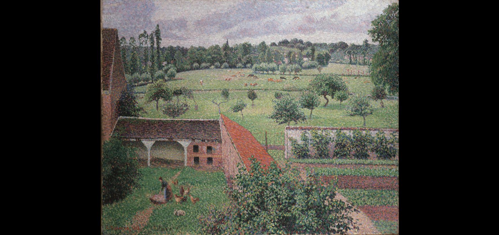 View from my Window by Camille Pissarro (1830–1903) detail