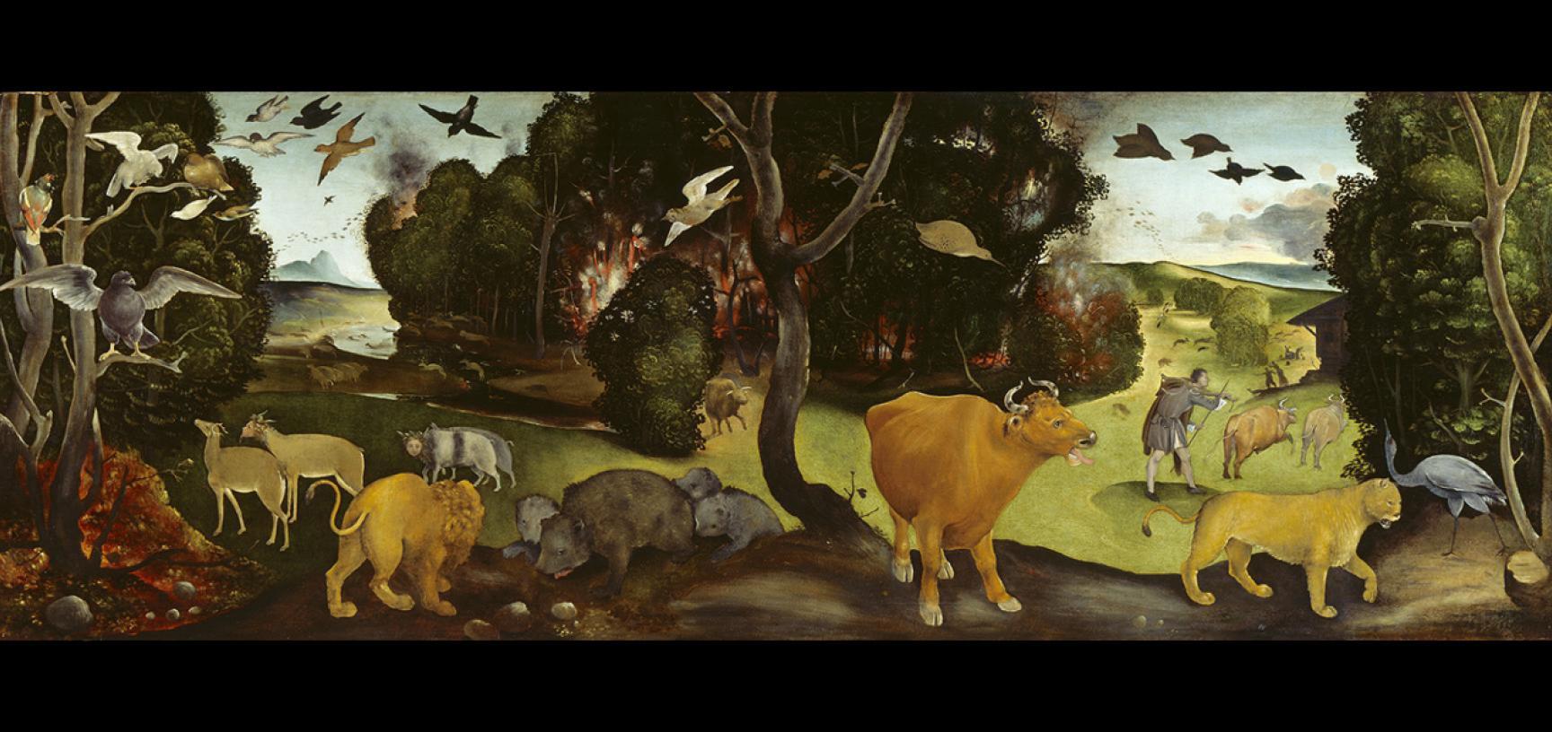 The Forest Fire by Piero di Cosimo