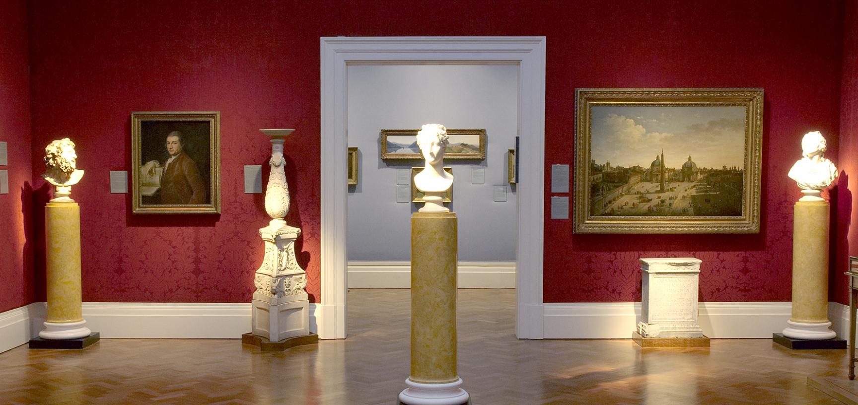 The Britain and Italy Gallery at the Ashmolean Museum