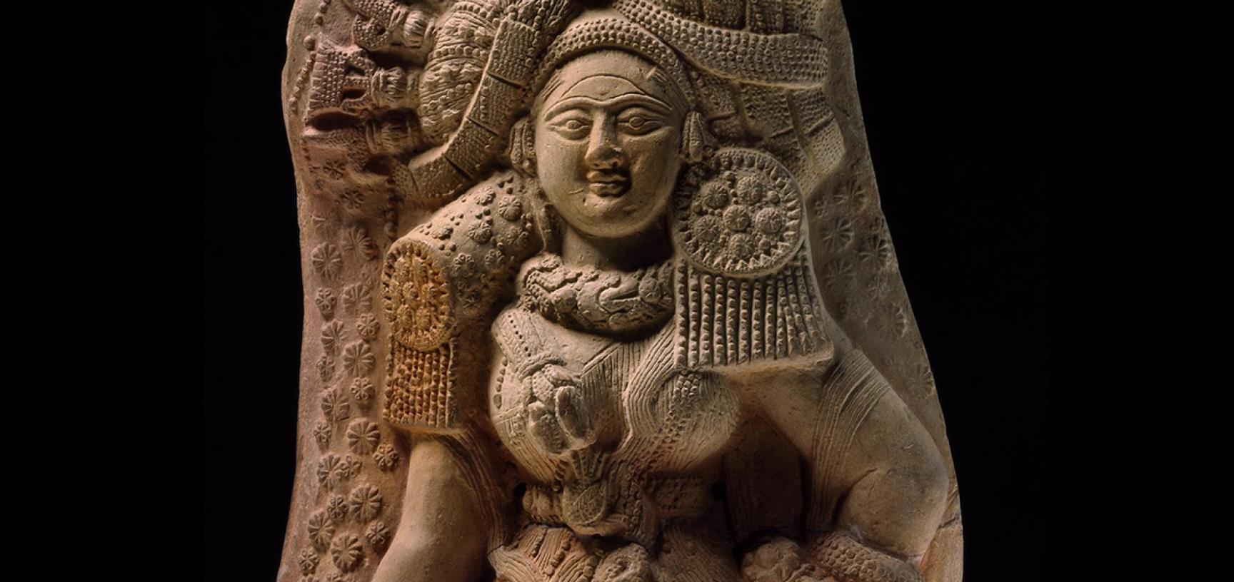 PLAQUE WITH YAKSHI (NATURE SPIRIT) (detail)