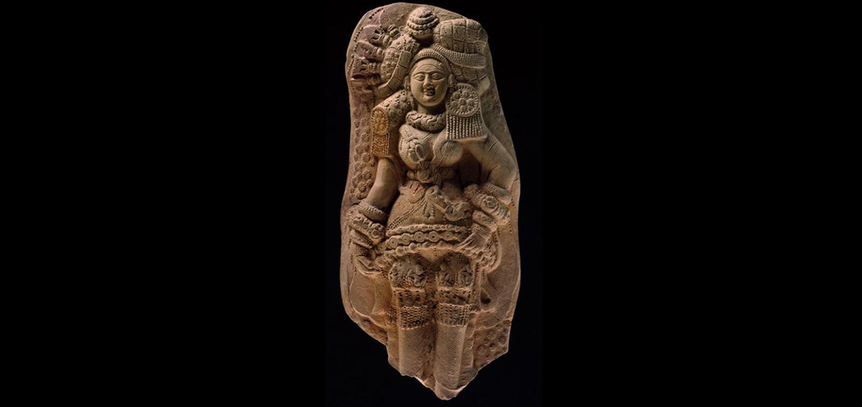 PLAQUE WITH YAKSHI (NATURE SPIRIT)