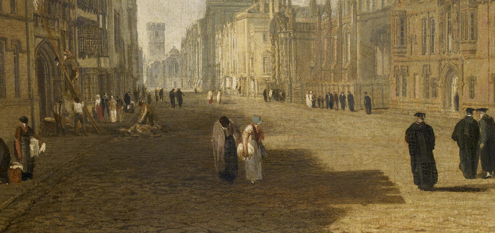 Turner's High Street (detail) by Joseph Mallord William Turner