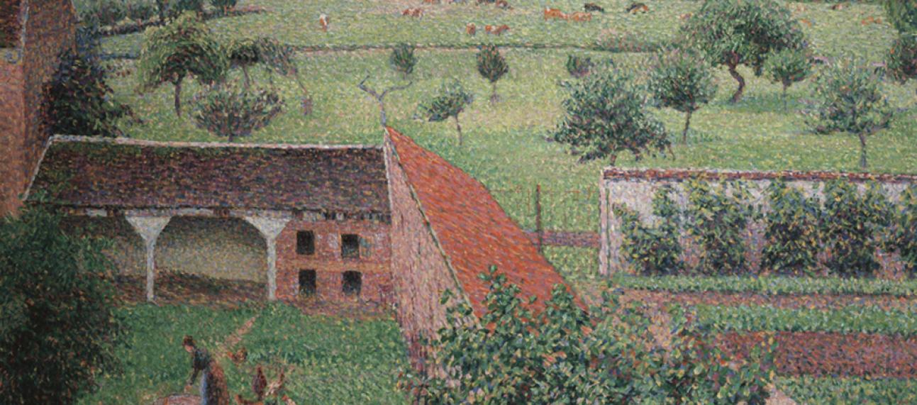 Camille Pissarro, View from my window, 1886-1888