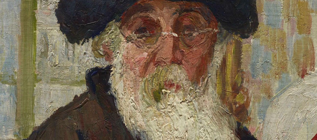 pissarro self portrait detail
