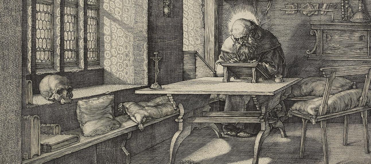 St Jerome in his Study by Albrecht Dürer at the Ashmolean
