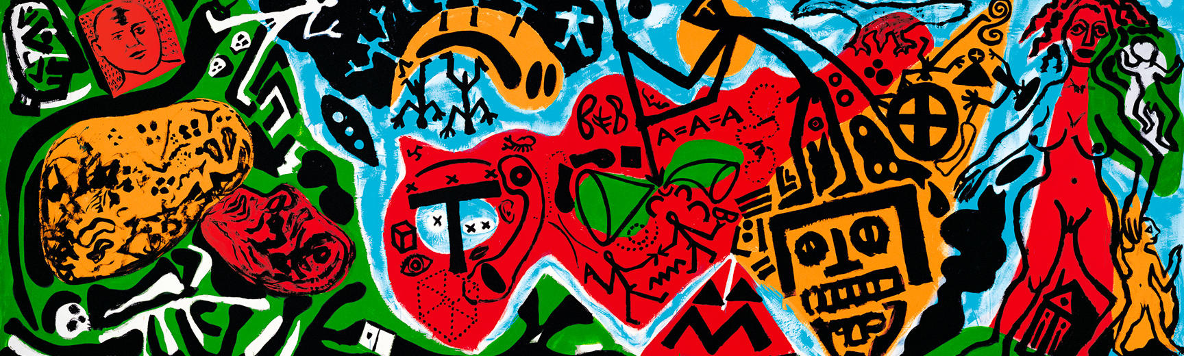 本 ペンク展 A・R・PENCK サイン入り