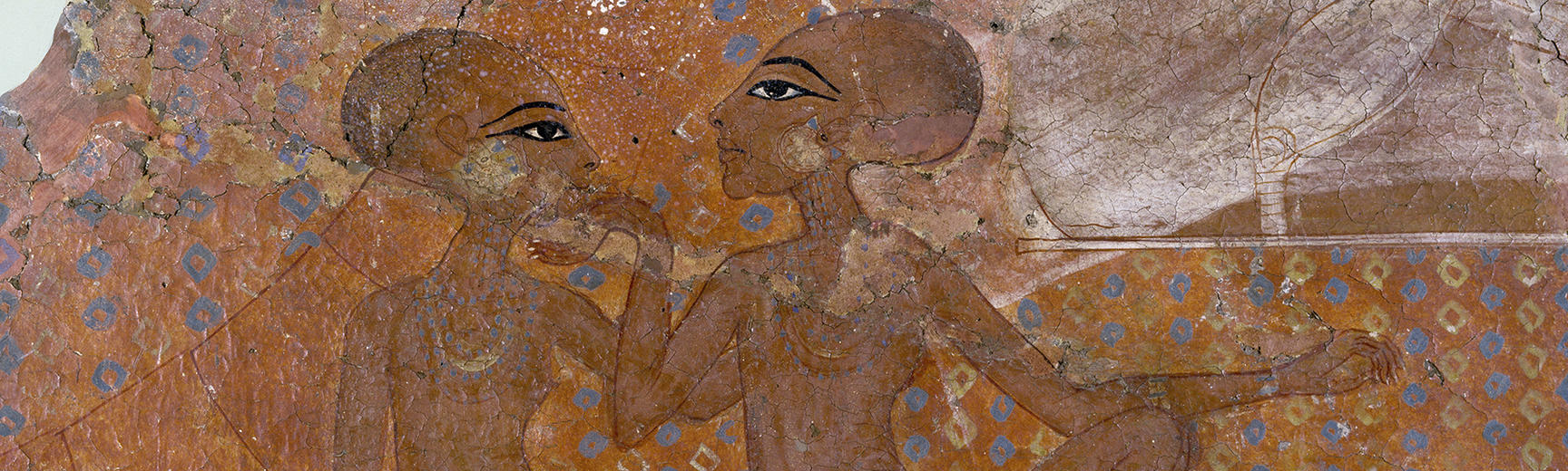 Fresco fragment with the daughter of Akhenaten and Nefertiti