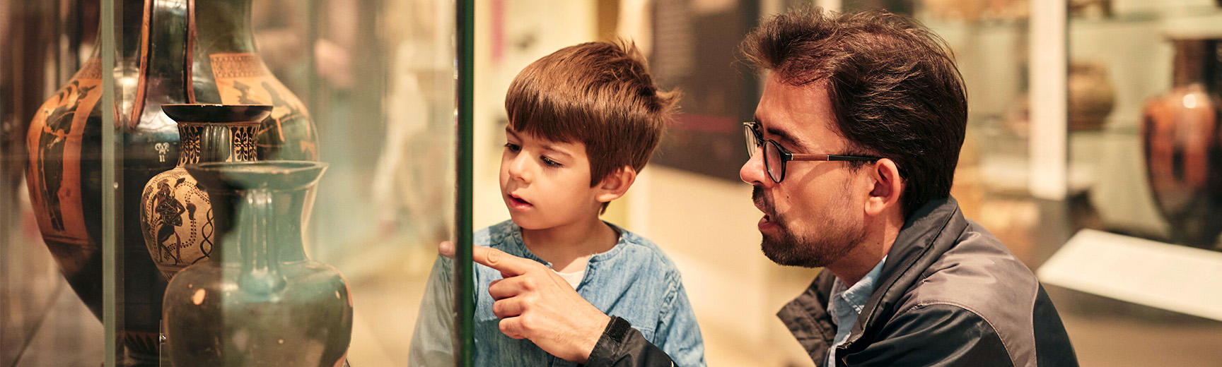 Dad and son in the ancient Greece gallery 
