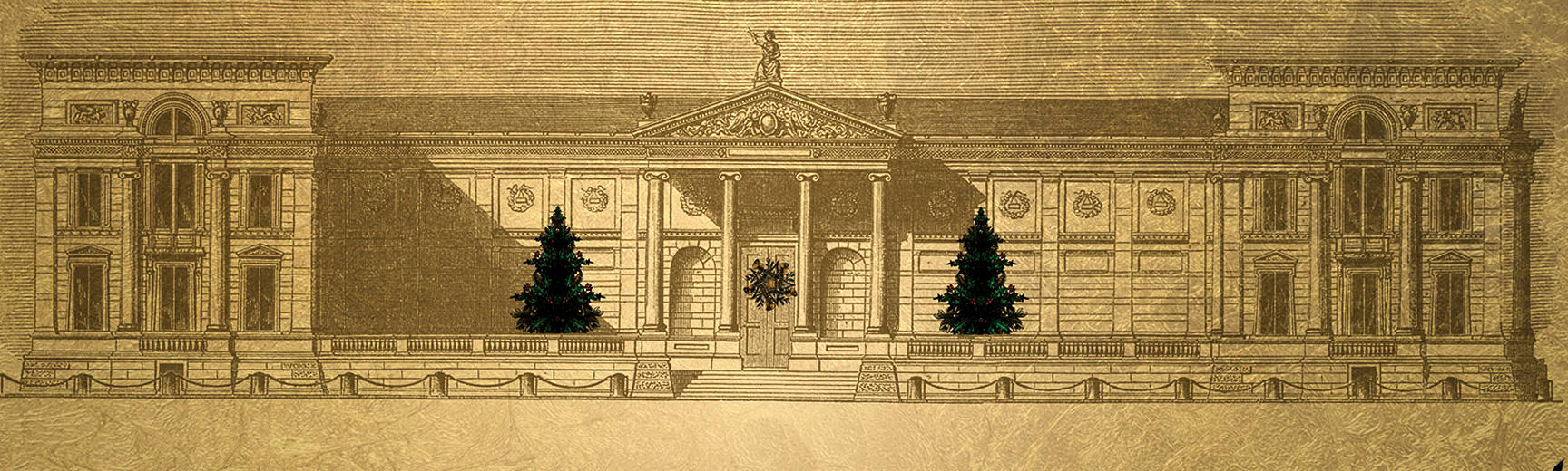 Ashmolean Christmas card design 2022