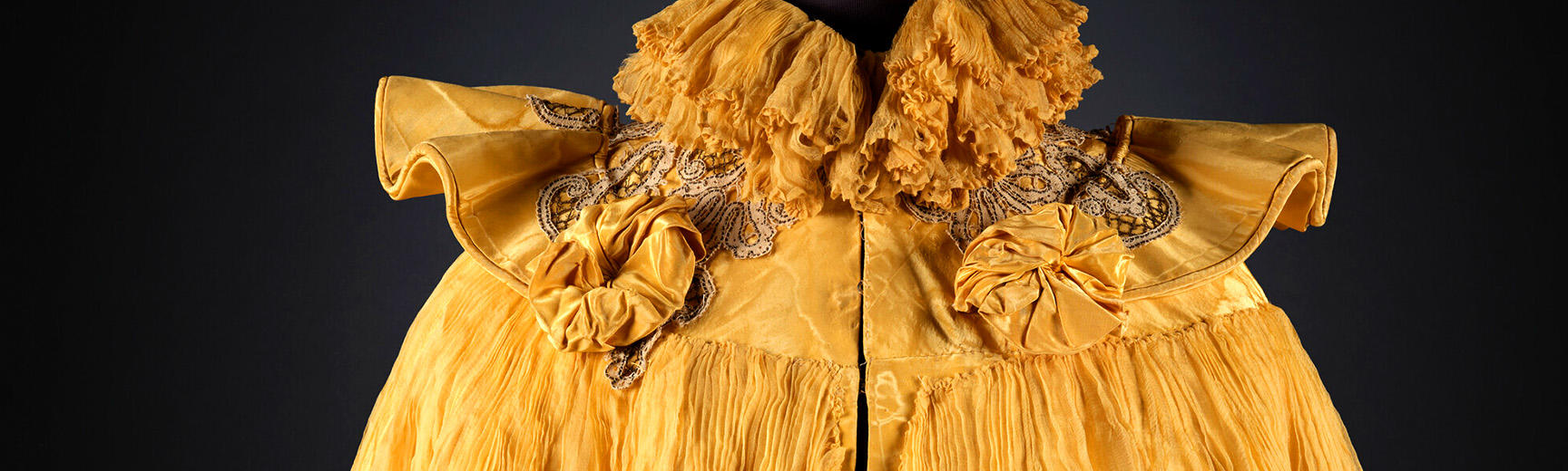 Gold dress detail