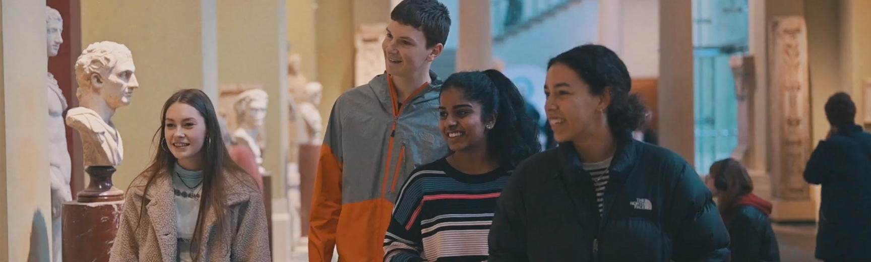 Young People enjoying the museum