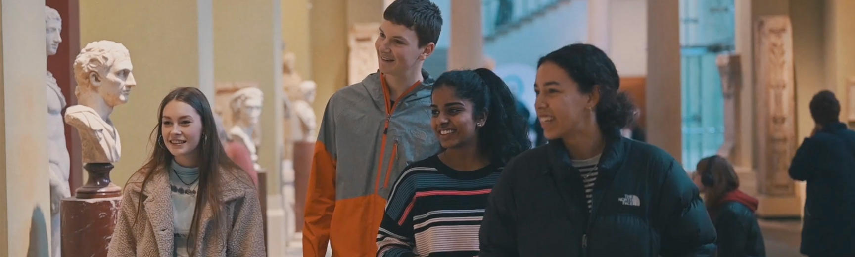 Young People enjoying the museum