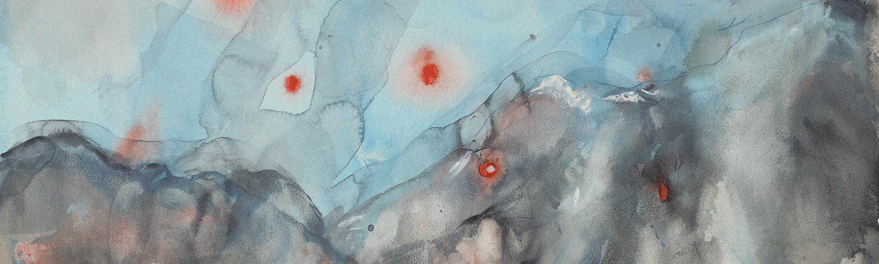 Watercolour, gouache & ink on paper by Anselm Kiefer