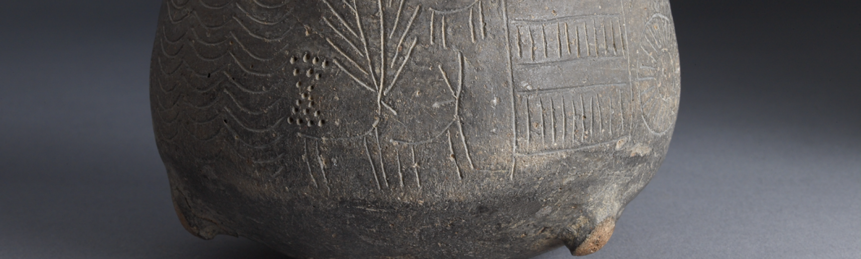 Prehistoric Deer on a Ceramic Bowl