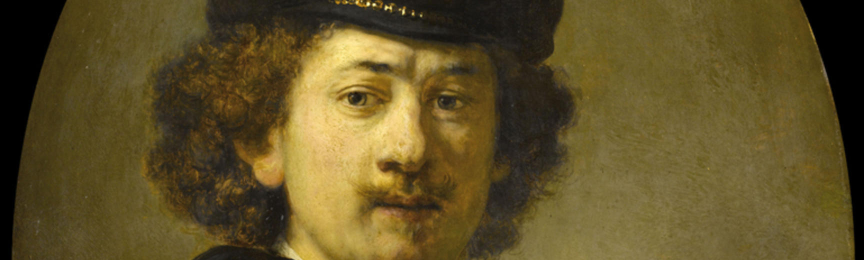 2020 Young Rembrandt Exhibition – Rembrandt, Self-Portrait with Beret and Golden Chain, 1633 © Musée du Louvre, Paris