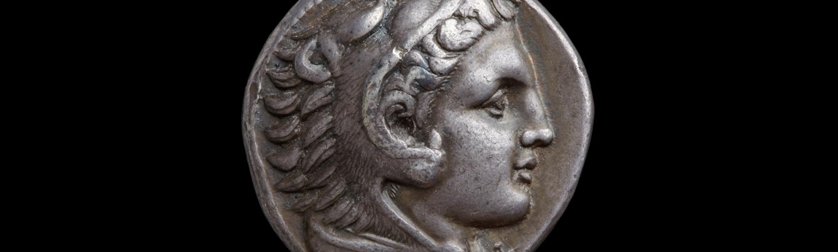 Silver tetradrachm of Alexander the Great 