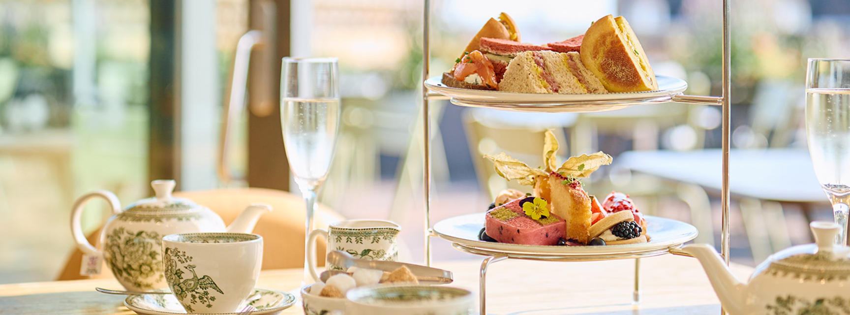 Cafe store afternoon tea