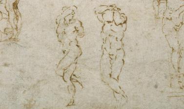 Michelangelo's studies by Michelangelo Buonarroti (detail)