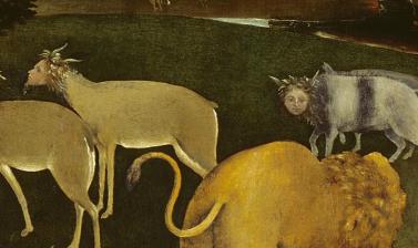 The Forest Fire (detail) by Piero di Cosimo