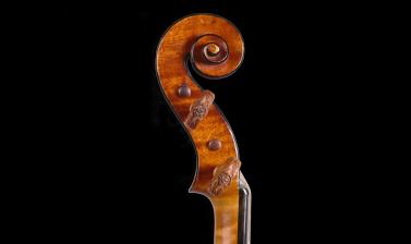 The ‘Messiah’ Violin by Antonio Stradivari (detail)