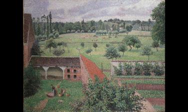 View from my Window by Camille Pissarro (1830–1903) detail