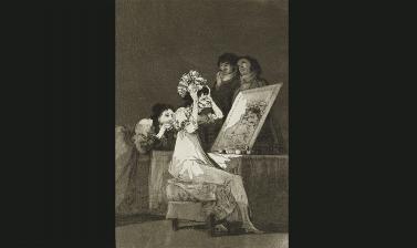 Hasta la muerte by Francisco José de Goya y Lucientes