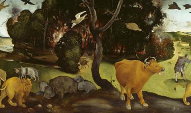 The Forest Fire by Piero di Cosimo ITALIAN RENAISSANCE at the Ashmolean Museum 