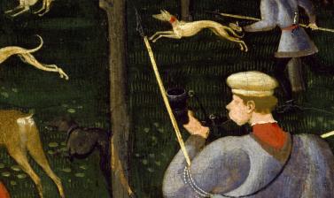 The Hunt in the Forest (detail) by Uccello