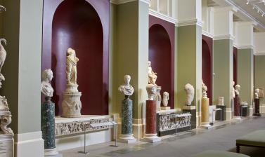 The Greek and Roman Sculpture Gallery at the Ashmolean Museum